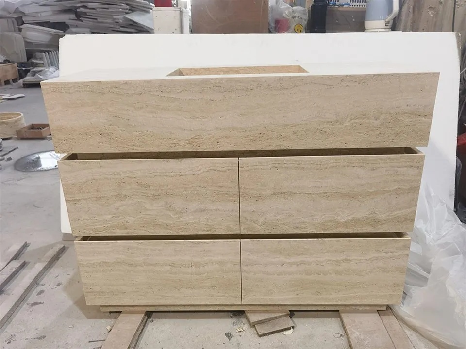 Travertine Vanity Unit